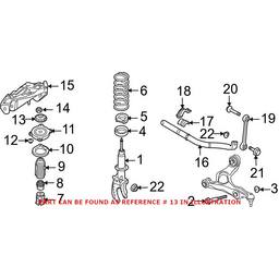 VW Shock Mount 7L0412327A